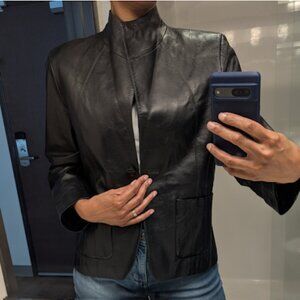 Cole Haan Leather Blazer